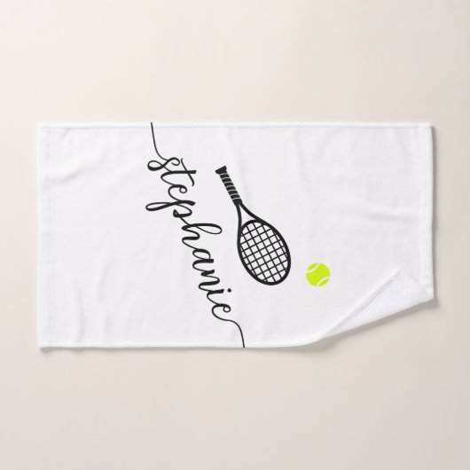 Personalisiertes Tennis Skript Handtuch (Handtuch)