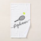 Personalisiertes Tennis Skript Handtuch