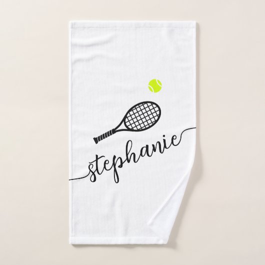 Personalisiertes Tennis Skript Handtuch (Handtuch)
