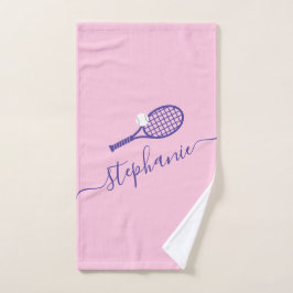 Personalisiertes Tennis Skript Handtuch