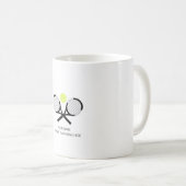 Personalisiertes Tennis-Teamgeschenk Kaffeetasse (VorderseiteRechts)