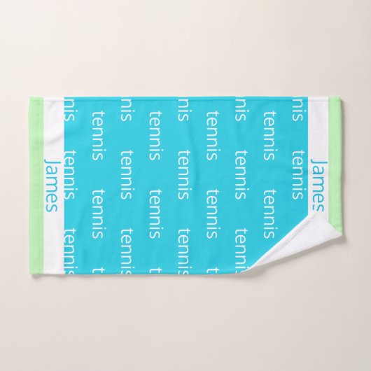 Personalisiertes Tennis trägt Handtuch zur Schau (Handtuch)