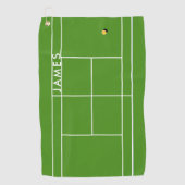 Personalisiertes Tennishandtuch Golfhandtuch (Vorderseite)