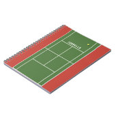 Personalisiertes TennisNotebook Notizblock (Linke Seite)