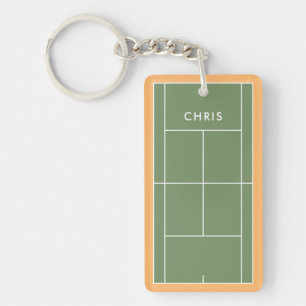 Personalisiertes Tennissgeschenk Schlüsselanhänger