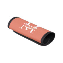 Personalisiertes Terracotta Monogramm und Name