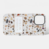 Personalisiertes Terrazzo Case-Mate iPhone Case Hülle (Rückseite (Horizontal))