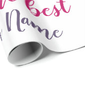 Personalisiertes TEXT-Geschenk - Handschriftzeiche Geschenkpapier (Rolleneckpunkt)