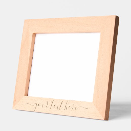 Personalisiertes TextSkript Geätzte Rahmen (Links)