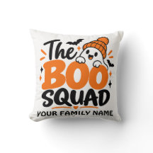 Personalisiertes The Boo Squad Halloween-Wurfkisse