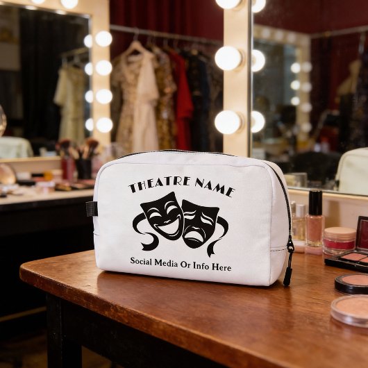 Personalisiertes Theater-Schauspielkurs-Logo oder  Waschbeutel