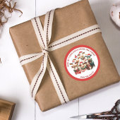 Personalisiertes Thema der Landwirtschaft Feierlic Runder Aufkleber