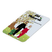 Personalisiertes Thema Eid Mubarak Free Palestine Magnet (Linke Seite)