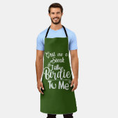 Personalisiertes Thema Golf Funny Golf Birdie Pun Schürze (Getragen)