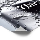 Personalisiertes Thirsty Poster (Ecke)