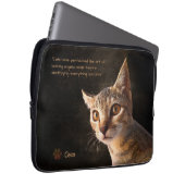 Personalisiertes Tier-Foto Cat Dog Benutzerdefinie Laptopschutzhülle (Vorne Rechts)