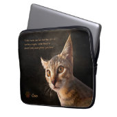 Personalisiertes Tier-Foto Cat Dog Benutzerdefinie Laptopschutzhülle (Vorderseite Links)