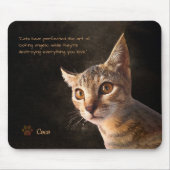 Personalisiertes Tier-Foto Cat Dog Benutzerdefinie Mousepad (Vorne)