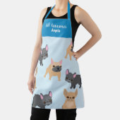 Personalisiertes Tier Groomer Blue Bulldog Schürze (InSitu)