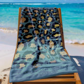 Personalisiertes Tier Print Beach Handtuch