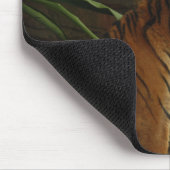 Personalisiertes Tiger Wildtier Mousepad (Ecke)