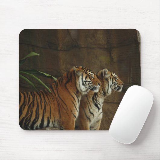Personalisiertes Tiger Wildtier Mousepad (Mit Mouse)