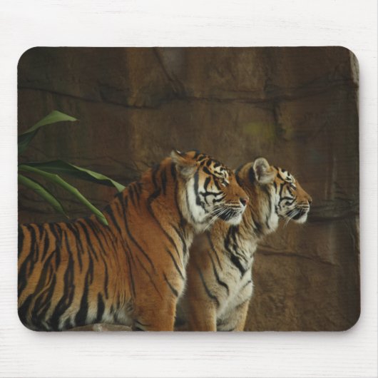 Personalisiertes Tiger Wildtier Mousepad (Vorne)