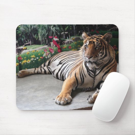 Personalisiertes Tiger Wildtier Mousepad (Mit Mouse)