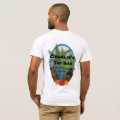 Personalisiertes Tiki Bar-Shirt T-Shirt (Schwarz voll)