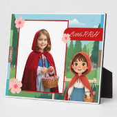 Personalisiertes Tischfoto Rotkäppchen Fotoplatte (Seite)