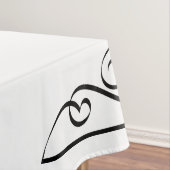 Personalisiertes Tischlein mit Familienname Tischdecke (Beispiel)