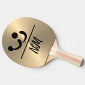 Personalisiertes Tischtennisbad Tischtennis Schläger (Seitenansicht)