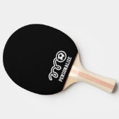 Personalisiertes Tischtennispaddel Tischtennis Schläger (Seitenansicht)