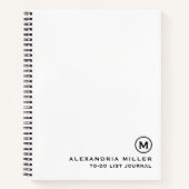 Personalisiertes To-Do-List-Journal Notizblock (Vorderseite)