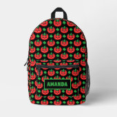 Personalisiertes Tomaten Bedruckter Rucksack (Vorderseite)
