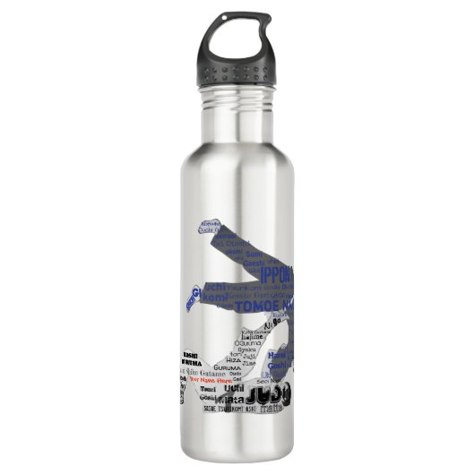Personalisiertes Tomoe Nage Edelstahlflasche (Vorderseite)