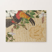 Personalisiertes Toucan Monogram Puzzle (Horizontal)