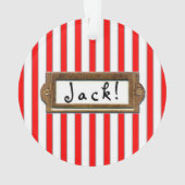 Personalisiertes Trampolin Ornament (Rückseite)