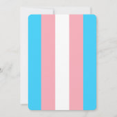 Personalisiertes Transgender-Flag (Vorderseite)