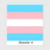 Personalisiertes Transgender-Flag Aufkleber (Blatt)