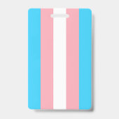 Personalisiertes Transgender-Flag Ausweis (Rückseite)