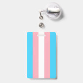 Personalisiertes Transgender-Flag Ausweis (Rückseite mit Ausziehbar)