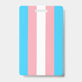 Personalisiertes Transgender-Flag Ausweis