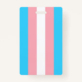 Personalisiertes Transgender-Flag Ausweis (Vorderseite)