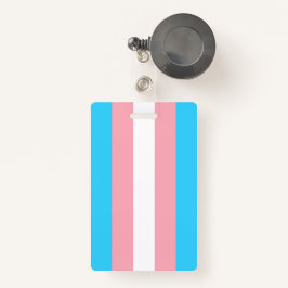 Personalisiertes Transgender-Flag Ausweis