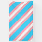 Personalisiertes Transgender-Flag Banner (Vertikal)