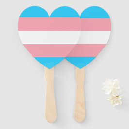 Personalisiertes Transgender-Flag Fächer