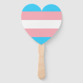 Personalisiertes Transgender-Flag Fächer (Vorderseite)