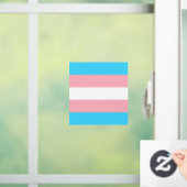 Personalisiertes Transgender-Flag Fensteraufkleber (Zuhause)