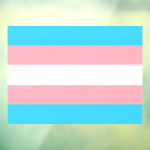 Personalisiertes Transgender-Flag Fensteraufkleber (Blatt 3)